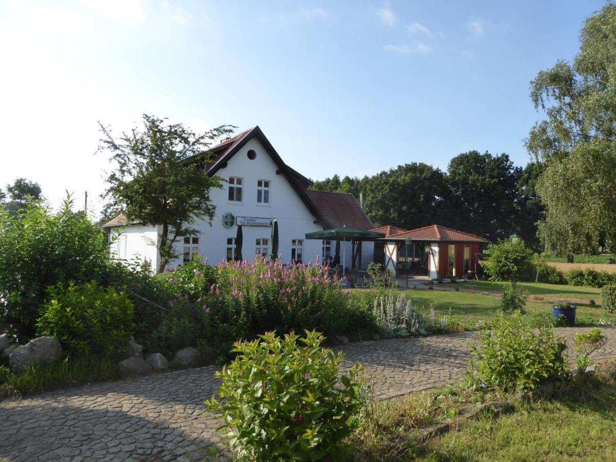 Landgasthaus Zur Muehlenwirtin Petershagen Buitenkant foto